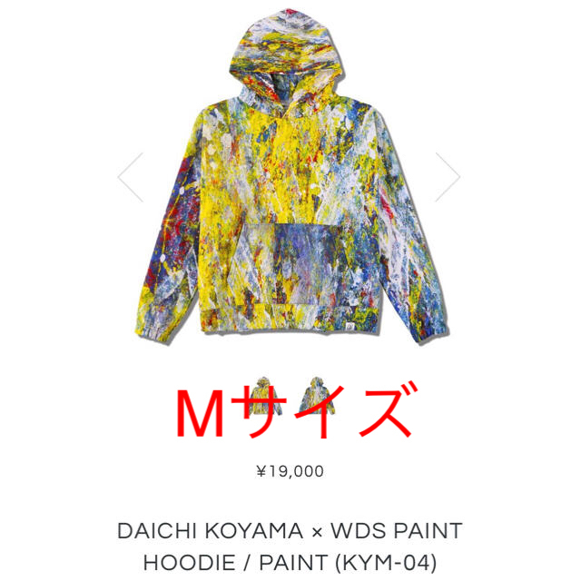 DAICHI KOYAMA × WDS PAINT HOODIE / PAINTパーカー