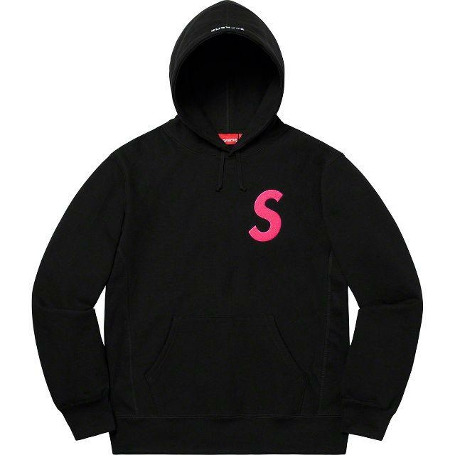 Supreme S Logo Hooded Sweatshirt M