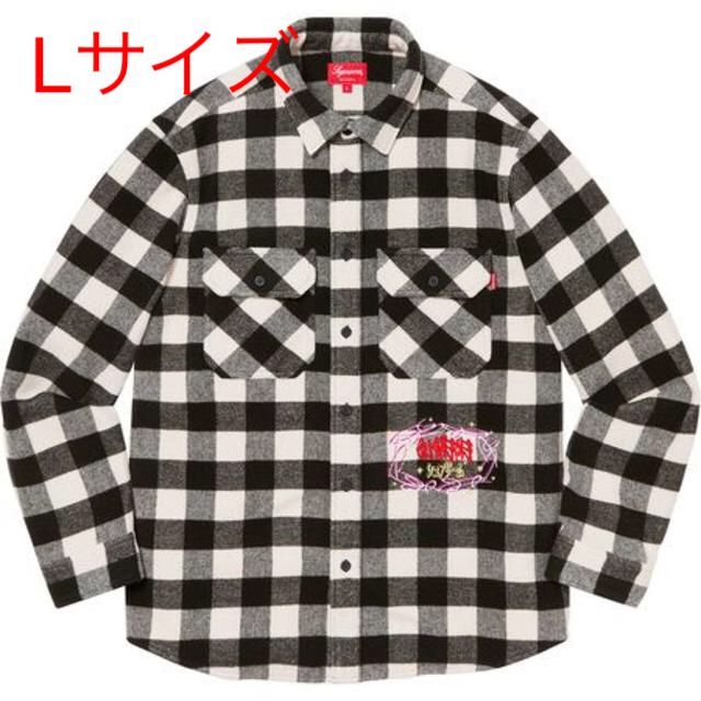 Supreme 1-800 Buffalo Plaid Shirt Lサイズ