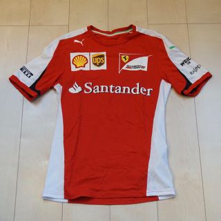 フェラーリ(Ferrari)のFerrari 中古Tシャツ（支給品・非売品・スクーデリアフェラーリ）(Tシャツ/カットソー(半袖/袖なし))