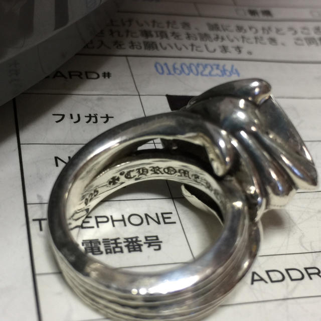 Chrome Hearts(クロムハーツ)のクロムハーツ CHプラスカクテル リング メンズのアクセサリー(リング(指輪))の商品写真