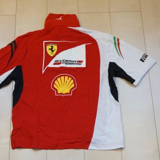 フェラーリ(Ferrari)のFerrari 中古ポロシャツ（支給品・非売品・スクーデリアフェラーリ）(ポロシャツ)