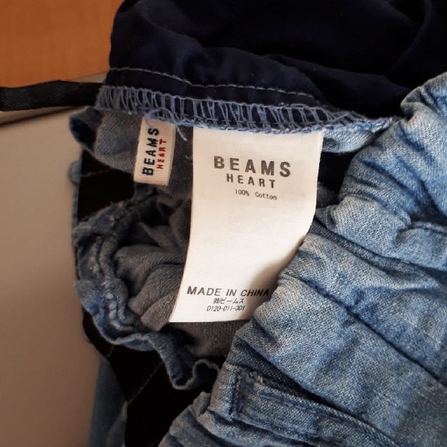 BEAMS(ビームス)のBEAMS　ガウチョパンツ　デニム レディースのパンツ(カジュアルパンツ)の商品写真