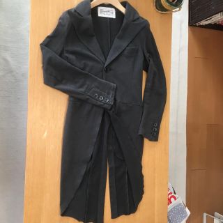 アゴストショップ(AGOSTO SHOP)のAGOST グレーの燕尾服ジャケット（自宅で洗濯可）(テーラードジャケット)