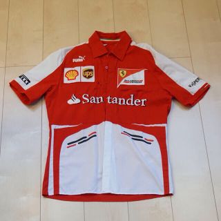 フェラーリ(Ferrari)のFerrari中古ピットシャツ（支給品・非売品・スクーデリアフェラーリ）(シャツ)