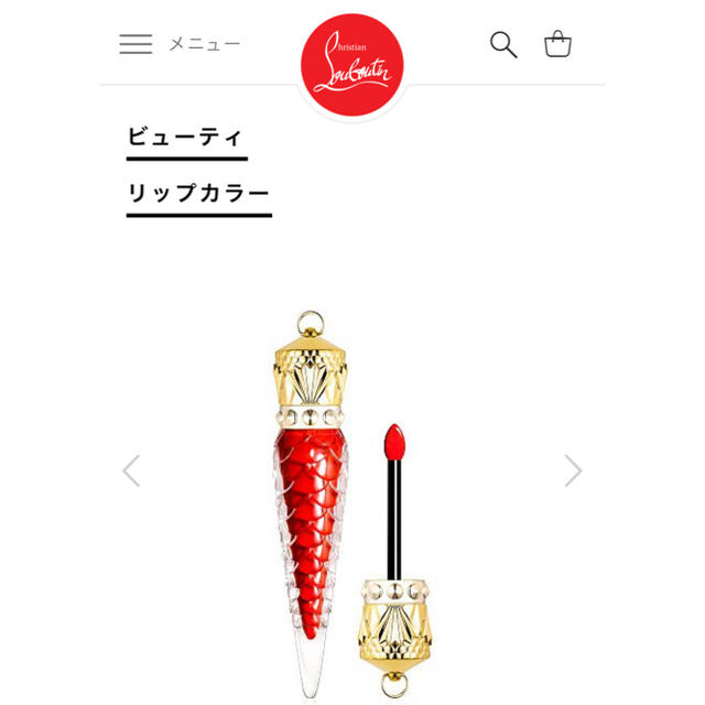 Christian Louboutin(クリスチャンルブタン)のクリスチャンルブタン ルビラック リップ レッド コスメ/美容のベースメイク/化粧品(リップグロス)の商品写真