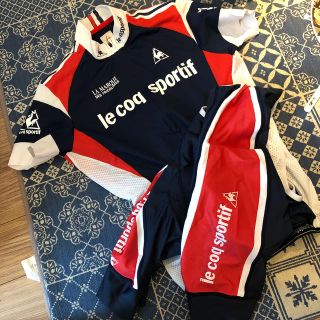 ルコックスポルティフ(le coq sportif)のルコック　サイクルジャージ上下　M(ウエア)