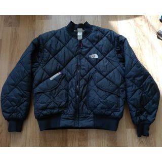 ザノースフェイス(THE NORTH FACE)のノースフェイス　MA-1タイプジャケット　古着　US 企画　Sサイズ　ブラック黒(ミリタリージャケット)