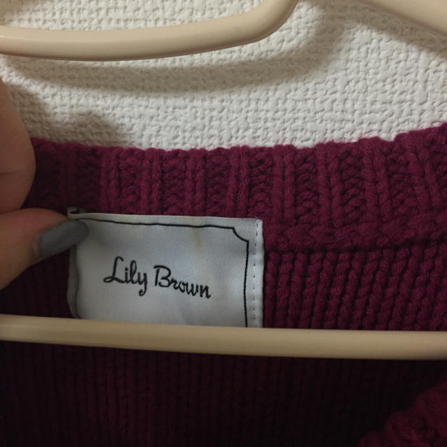 Lily Brown(リリーブラウン)のLily Brown ＊ ケーブルニット レディースのトップス(ニット/セーター)の商品写真