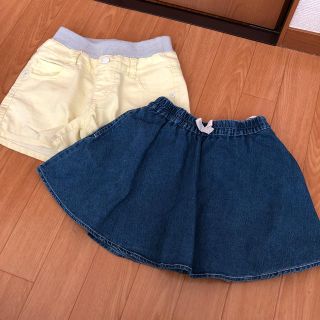 ユニクロ(UNIQLO)の130 ショートパンツ スカート まとめ売り(スカート)