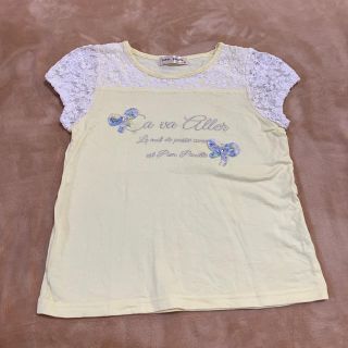 ポンポネット(pom ponette)の美品☆ポンポネットジュニア☆Tシャツ☆S（140）(Tシャツ/カットソー)