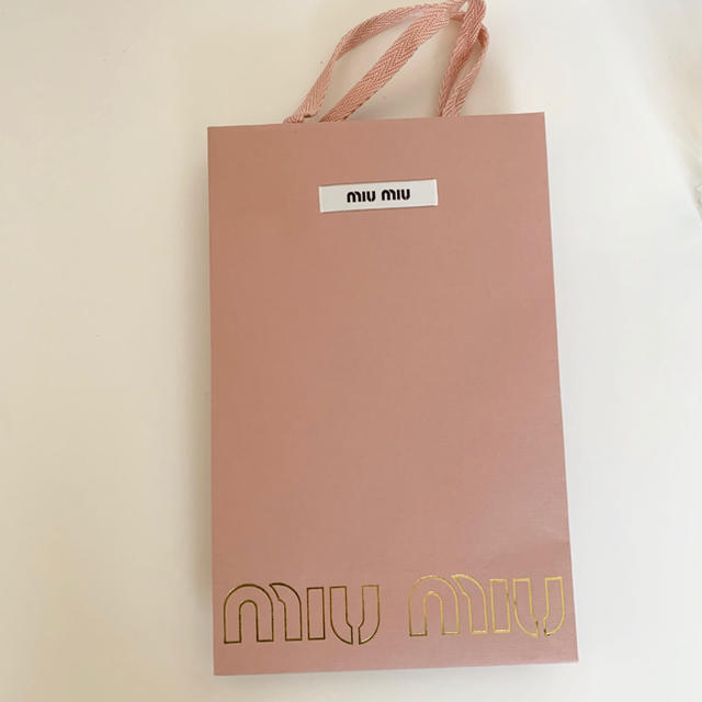miumiu(ミュウミュウ)のmiumiuショッパー レディースのバッグ(ショップ袋)の商品写真