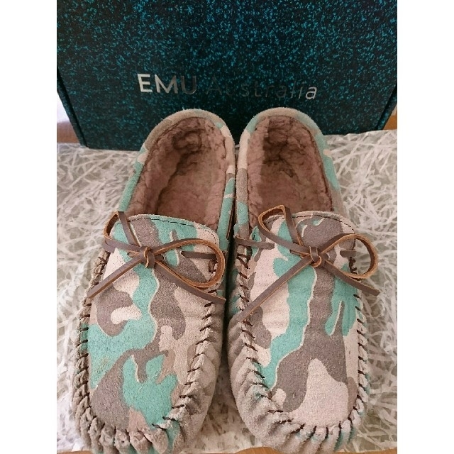 EMU(エミュー)の専用レアemu 迷彩モカシンAmity レディースの靴/シューズ(スリッポン/モカシン)の商品写真