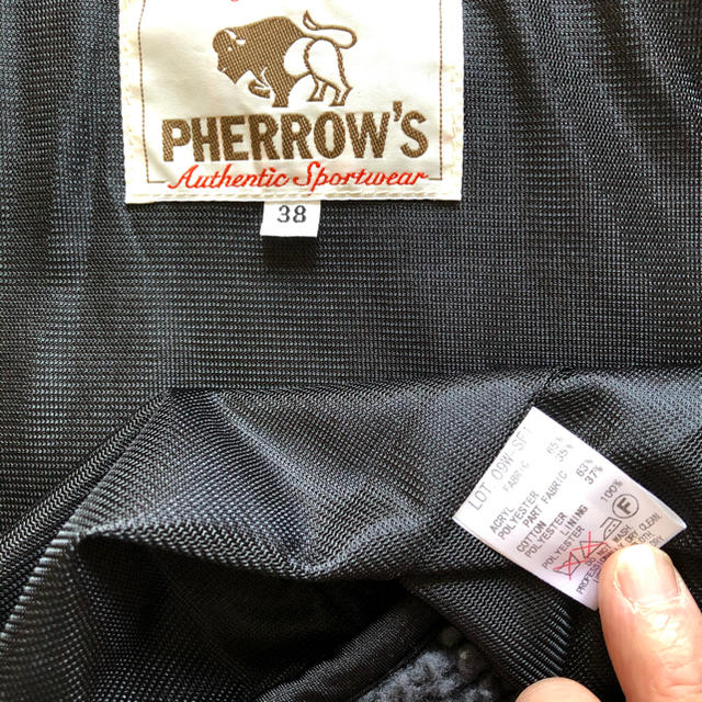 PHERROW'S(フェローズ)のPHERROW’S  フリースジャケット メンズのジャケット/アウター(ブルゾン)の商品写真