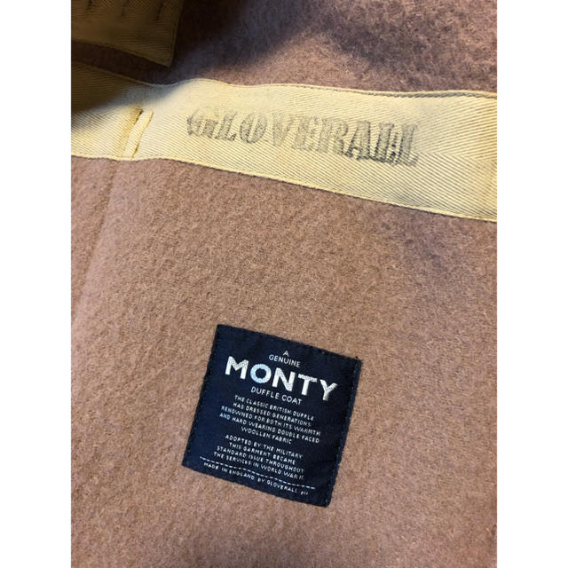 Gloverall(グローバーオール)のGLOVERALL MONTY キャメル メンズのジャケット/アウター(ダッフルコート)の商品写真