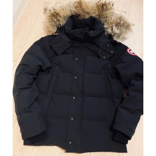 カナダグース(CANADA GOOSE)のカナダグース ウィンダムパーカー   Ｌ ブラック(ダウンジャケット)