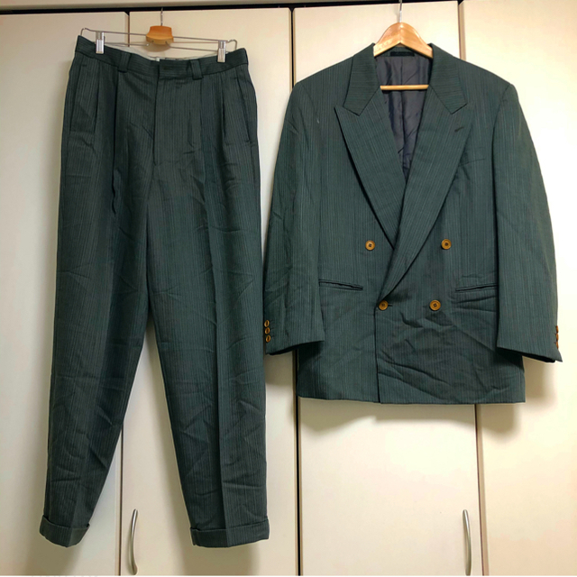 カテゴリ JOHN グリーン ダブル セットアップ スーツ の通販 by