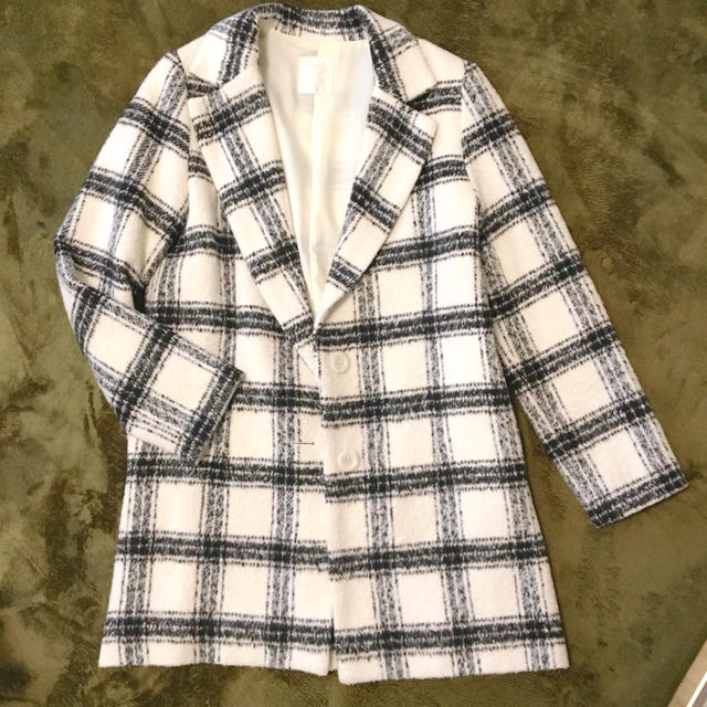 AG by aquagirl(エージーバイアクアガール)のチェック柄のチェスターコート レディースのジャケット/アウター(チェスターコート)の商品写真