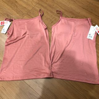 ユニクロ(UNIQLO)のユニクロ　GIRLS ブラトップ  150cm 2枚(下着)