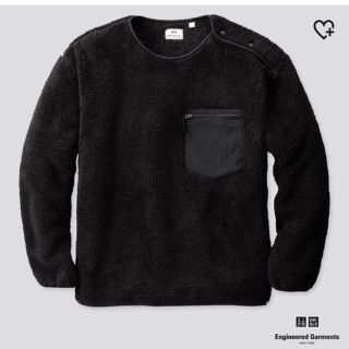 ユニクロ(UNIQLO)のユニクロ　フリース　プルオーバー　エンジニアードガーメンツ　新品　未使用　黒(その他)