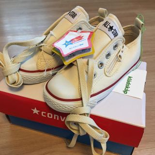 コンバース(CONVERSE)のコンバース　オールスター　16センチ　白　ホワイト　新品(スニーカー)