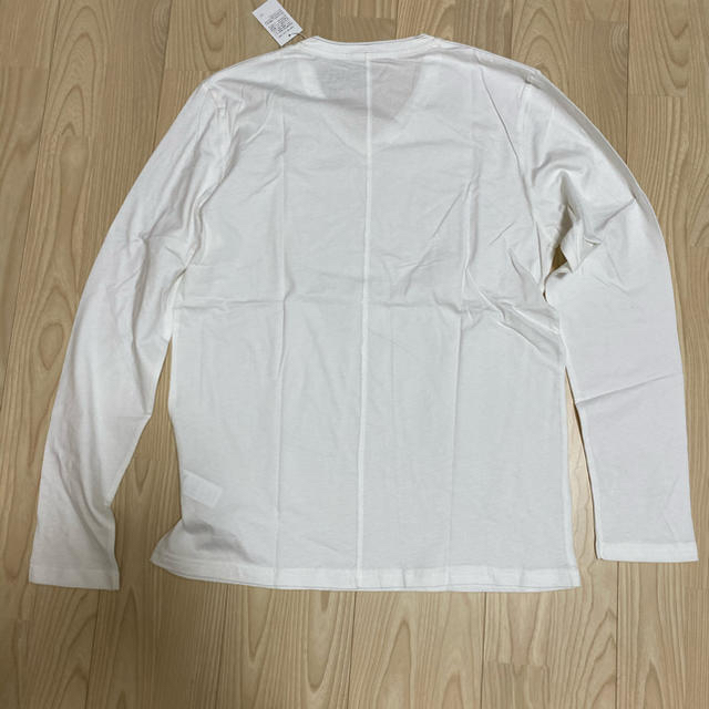 AZUL by moussy(アズールバイマウジー)のロンT AZUL  メンズ　白　Lサイズ メンズのトップス(Tシャツ/カットソー(七分/長袖))の商品写真