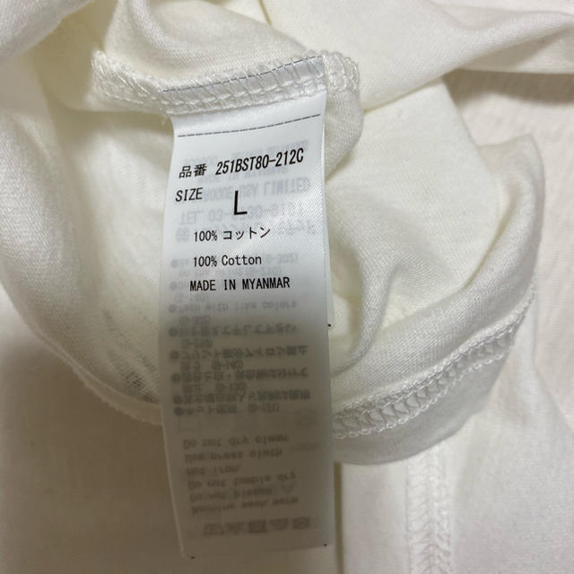 AZUL by moussy(アズールバイマウジー)のロンT AZUL  メンズ　白　Lサイズ メンズのトップス(Tシャツ/カットソー(七分/長袖))の商品写真