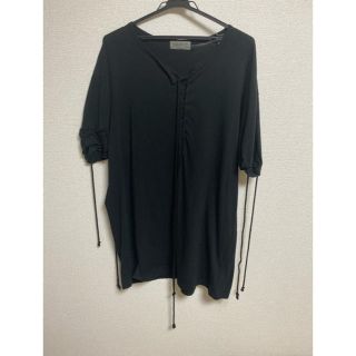 ヨウジヤマモト(Yohji Yamamoto)のYohji Yamamoto 19ss 紐カットソー(Tシャツ/カットソー(半袖/袖なし))