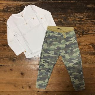 ザラキッズ(ZARA KIDS)のZARA ザラベイビーキッズ パンツ トップス 98cm(パンツ/スパッツ)