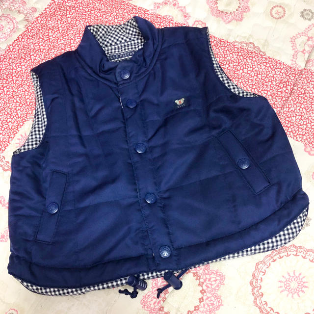 ELLE(エル)のELLE  ベストジャケット☆リバーシブル90㎝ キッズ/ベビー/マタニティのキッズ服男の子用(90cm~)(その他)の商品写真