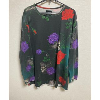 ヨウジヤマモト(Yohji Yamamoto)のYohji Yamamoto 18ss スカルローズカットソー(Tシャツ/カットソー(七分/長袖))