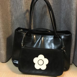 マリークワント(MARY QUANT)のマリークワント　本革　トートバッグ(トートバッグ)