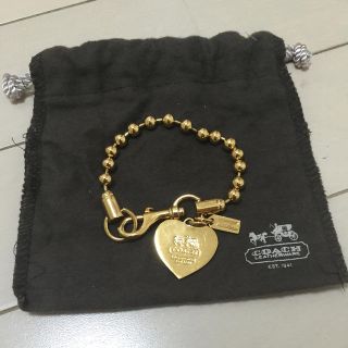 コーチ(COACH)のCoachゴールドブレスレット 美品(ブレスレット/バングル)