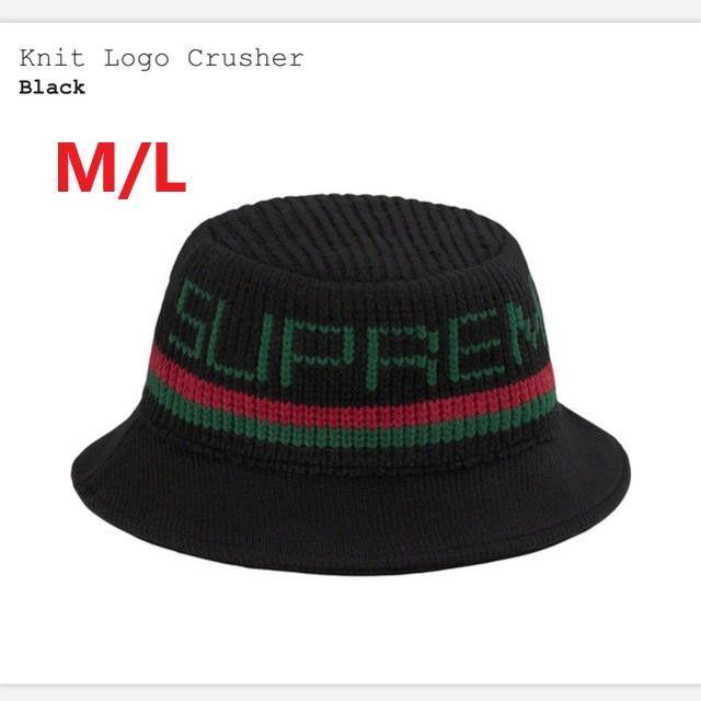 帽子Supreme Knit Logo Crusher ニット ロゴ クラッシャー
