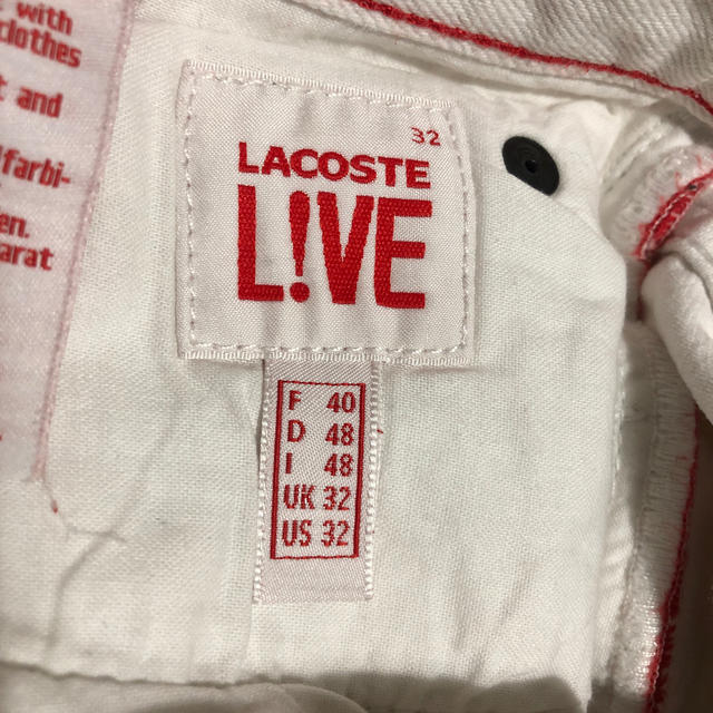 LACOSTE L!VE(ラコステライブ)のラコステ(L!VE)　デニム メンズのパンツ(デニム/ジーンズ)の商品写真