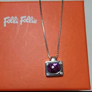 フォリフォリ(Folli Follie)のFolli Follie ピンクトルマリン SILVER925 ネックレストップ(ネックレス)