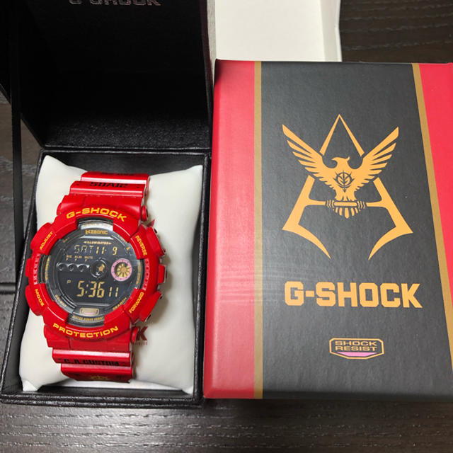 G-SHOCK Gショック ガンダム コラボ シャアモデル 限定 35周年-