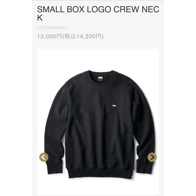 FTC SMALL BOX LOGO CREW NECKLカラー