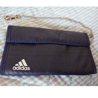 アディダス(adidas)のアディダス 長財布 紺色(折り財布)