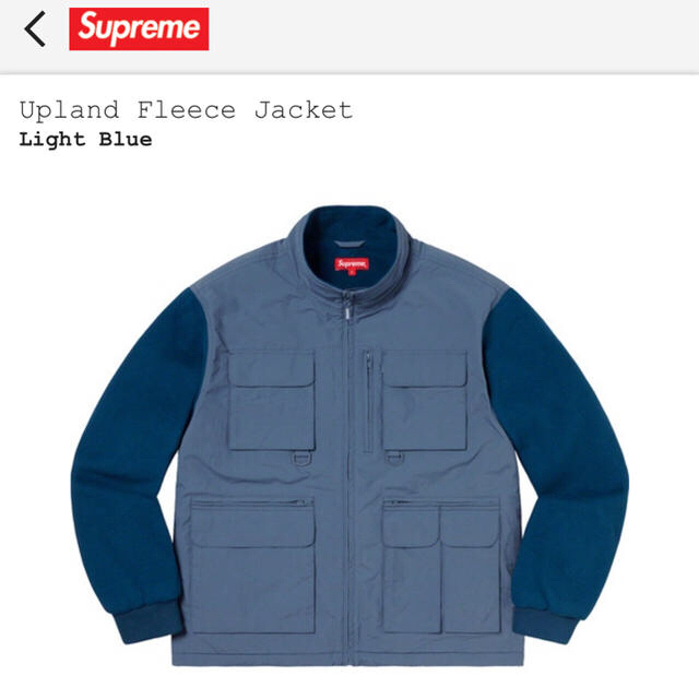 Supreme - supreme upland fleece jacketの通販 by こへすん's shop