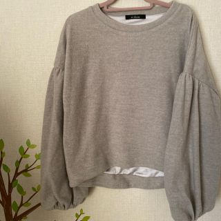 ダブルクローゼット(w closet)のwcloset バルーン袖トップス(カットソー(長袖/七分))