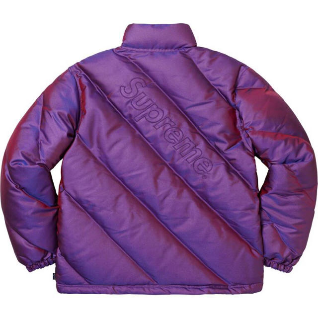 Supreme®Iridescent Puffy Jacket 紫L