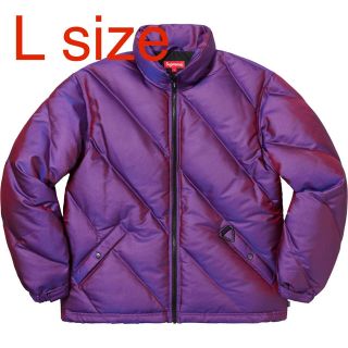 シュプリーム(Supreme)のSupreme®Iridescent Puffy Jacket 紫L(ダウンジャケット)