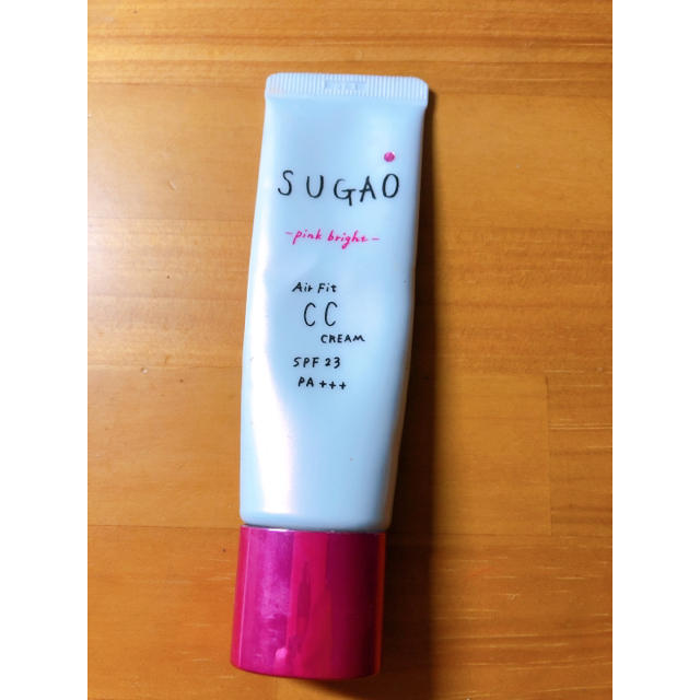 ロート製薬(ロートセイヤク)のSUGAO エアーフィット CCクリーム ピンクブライト ピンクオークル コスメ/美容のベースメイク/化粧品(化粧下地)の商品写真