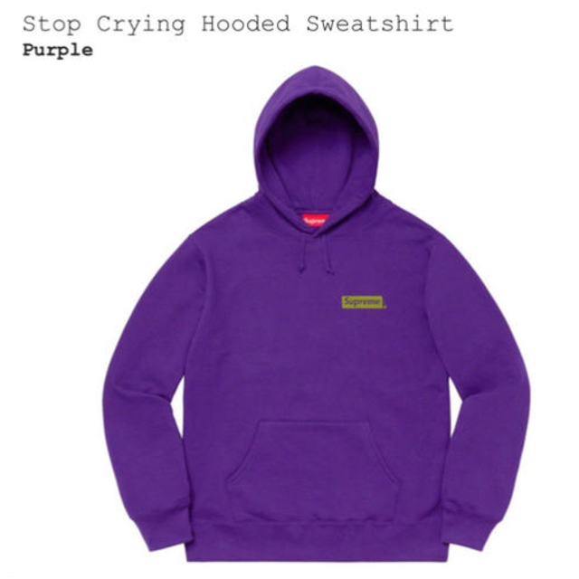 Supreme Stop Crying Hooded Sweatshirt