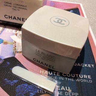 シャネル(CHANEL)のシャネル  ルブラン♡容器のみ、新品スパチュラ付き(フェイスクリーム)