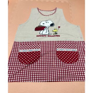 スヌーピー(SNOOPY)のエプロン 保育士 幼稚園教諭 主婦 家事 スヌーピー(その他)