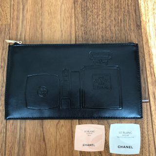 シャネル(CHANEL)の【新品】【未使用】CHANEL ノベルティ　コスメポーチ　試供品おまけ付き(ポーチ)