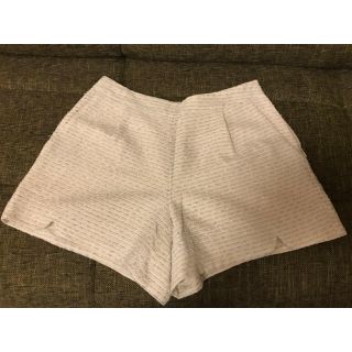 ボンメルスリー(Bon mercerie)の【美品】水色×白ショートパンツ＊Bon mercerie ボンメルスリー(ショートパンツ)