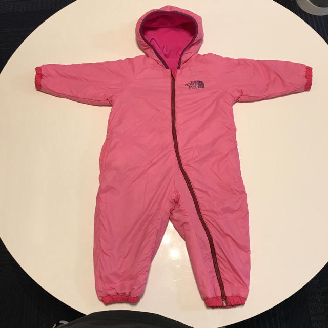 THE NORTH FACE(ザノースフェイス)のノースフェイス　ジャンプスーツ　スキーウェア　キッズ　ベビー　キャンプ　冬 キッズ/ベビー/マタニティのベビー服(~85cm)(ジャケット/コート)の商品写真